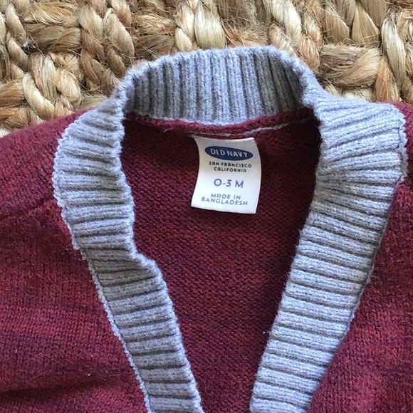 0-3M infant boys cardigan - Picture 2 of 3